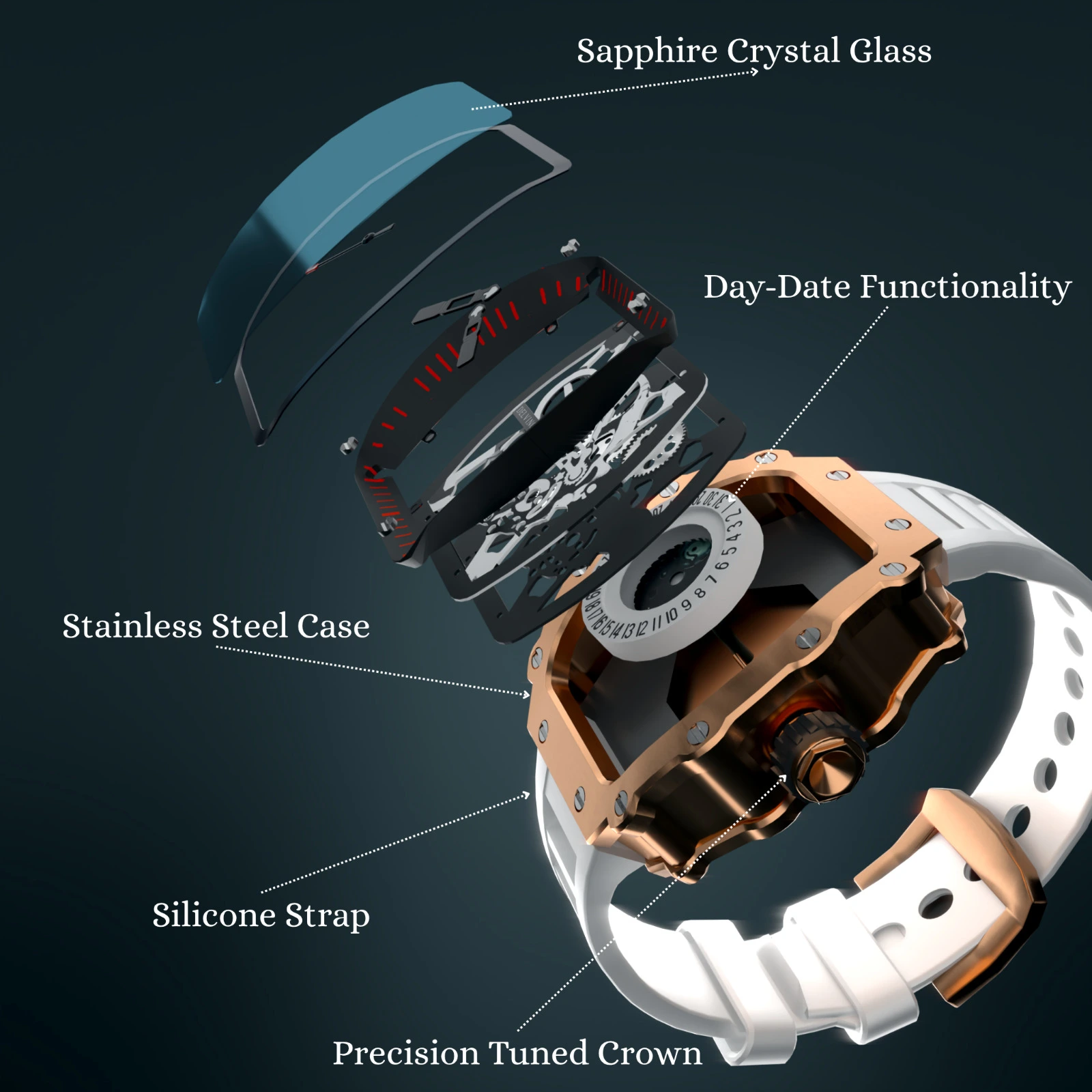 Delvinchi White and Gold colourway